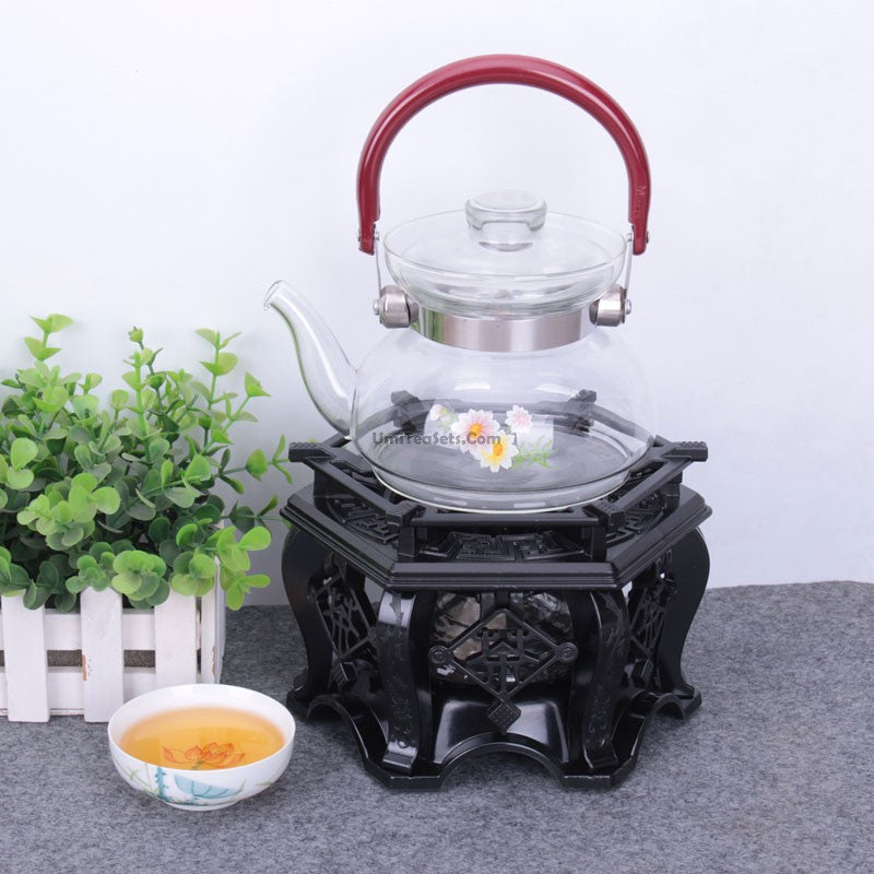 Tea Warmer Alcohol Stove Aluminum Alloy Candle Heater