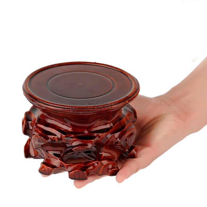 Tea Cup Stand Rosewood Solid Wood Holder Gongfu Teacup