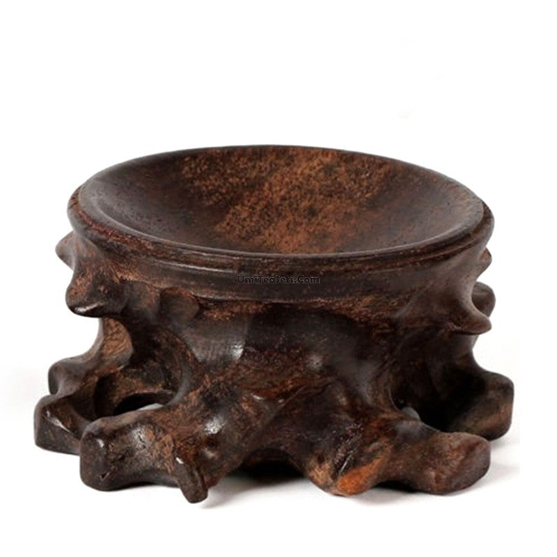 Teapot Stand Pau Preto Wood Holder for Gongfu Tea Set