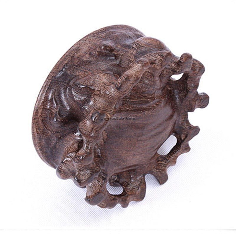 Teapot Stand Pau Preto Wood Holder for Gongfu Tea Set