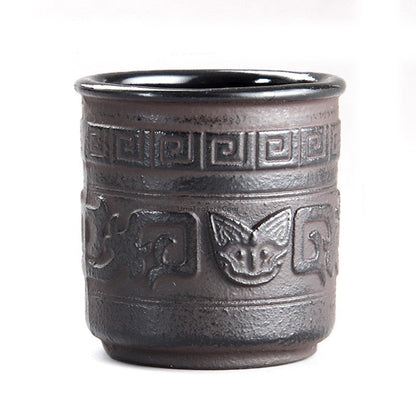 Cast Iron Tea Cup Ancient Style | Japanese Tetsubin Teacup