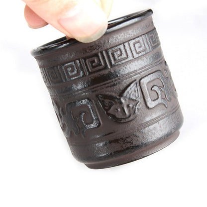 Cast Iron Tea Cup Ancient Style | Japanese Tetsubin Teacup