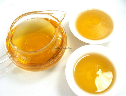 Dark Tea Brick Fuzhuan with Golden Flowers 320g