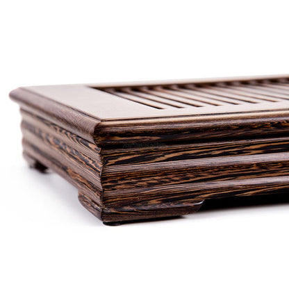 Gongfu Tea Tray Panga-Panga Wood Small Tea Board with Drainage