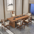 Gongfu Tea Table Set Solid Wood with Chairs 4 Sizes
