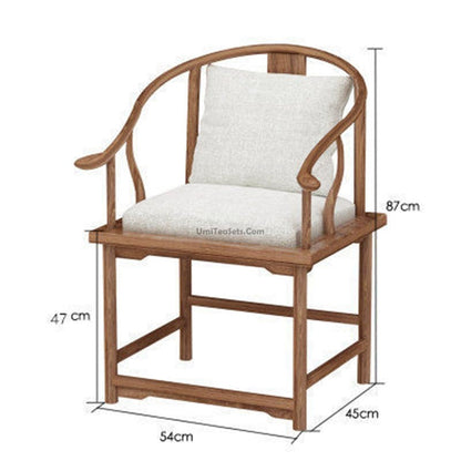 Gongfu Tea Table Set Solid Wood with Chairs 4 Sizes