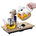 Electric Glass Teapot Set – Smart Induction Kettle with 2 Teapots