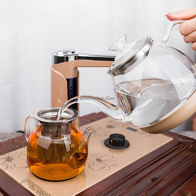 Electric Glass Teapot Set – Smart Induction Kettle with 2 Teapots