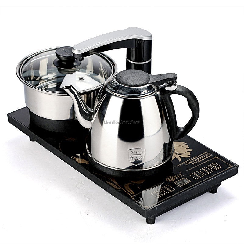 Stainless Steel Teapot Set | Black Induction Cooker 110V