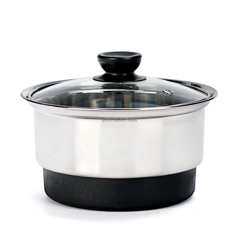 Stainless Steel Teapot Set | Black Induction Cooker 110V