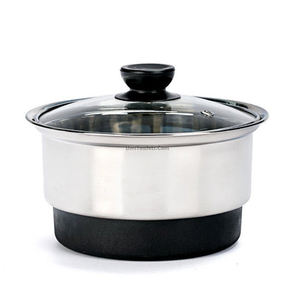 Stainless Steel Teapot Set | Black Induction Cooker 110V