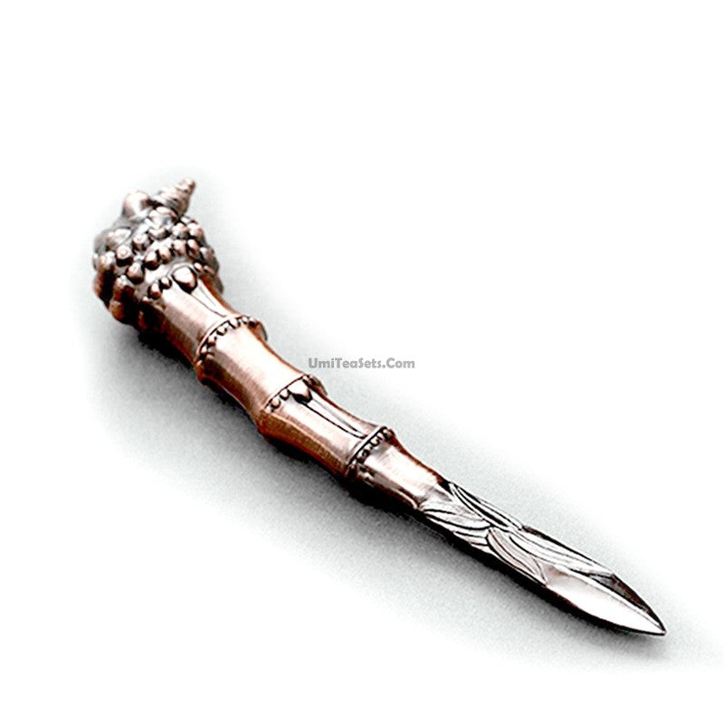 Puer Tea Knife Copper Bamboo Root Pu-erh Pry Tool