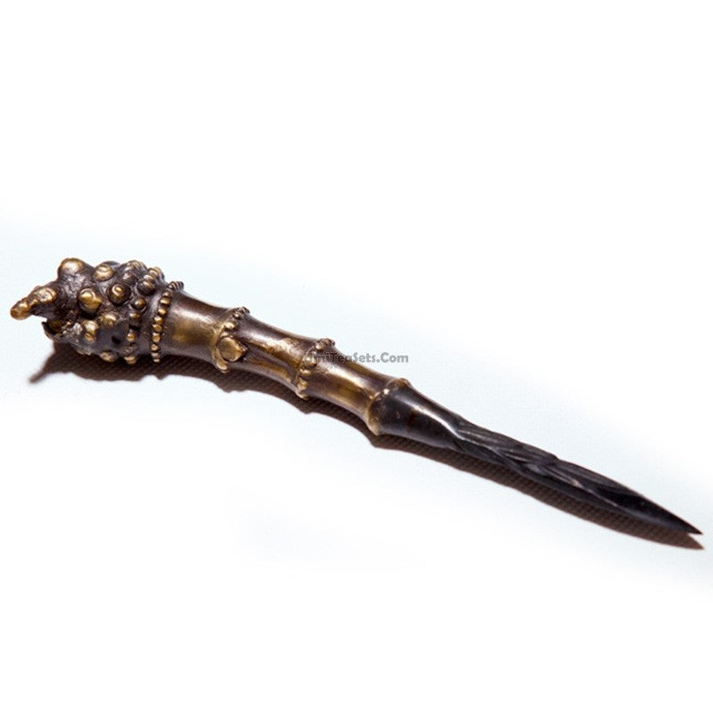Puer Tea Knife Copper Bamboo Root Pu-erh Pry Tool