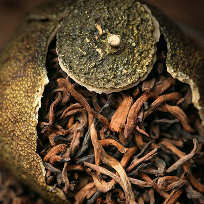 Puerh Tea Gift Set – Dried Tangerine Peel Pu-erh Tea Balls 12 Pieces