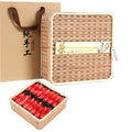 Ginseng Oolong Tea Gift Box Bamboo Weave 500g