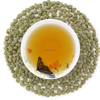 Ginseng Oolong Tea Gift Box Bamboo Weave 500g