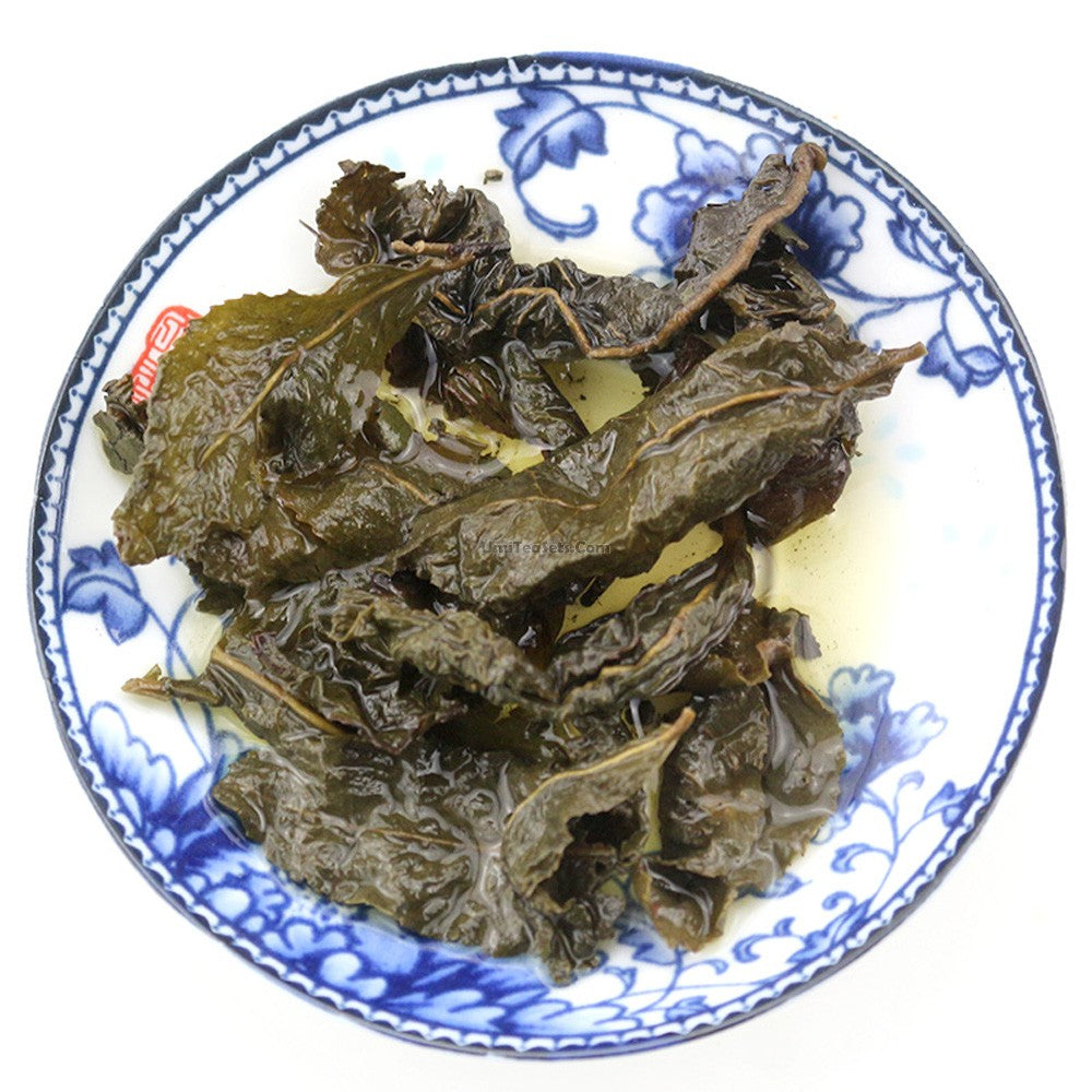Ginseng Oolong Tea Gift Box Bamboo Weave 500g