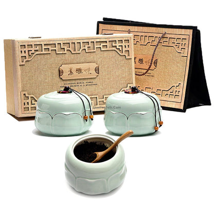 Lapsang Souchong Tea Gift Set – Lotus Tea Caddies 250g ×2