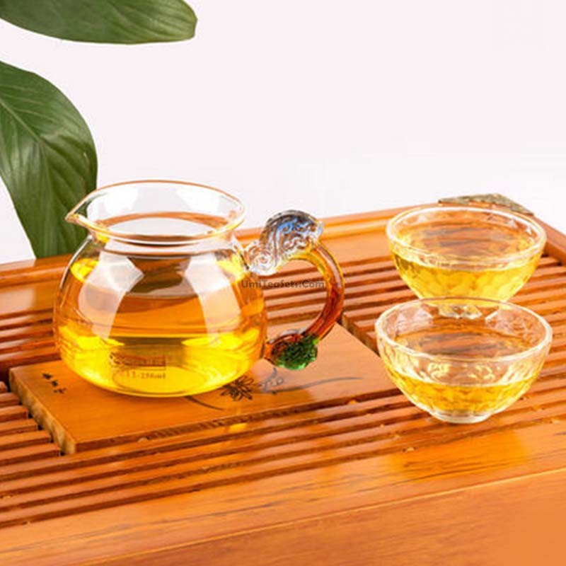 Dragon Handle Glass Fairness Cup 250ml Tea Pitcher