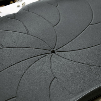 Tea Tray with Induction Cooker | Black Stone Lotus Pond