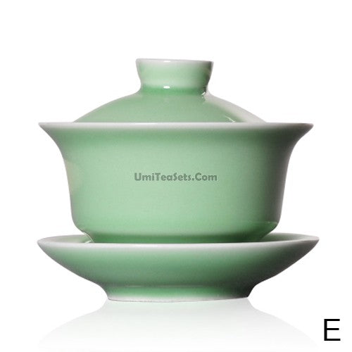 Longquan Celadon Ice Crack Gaiwan, 160ml Porcelain
