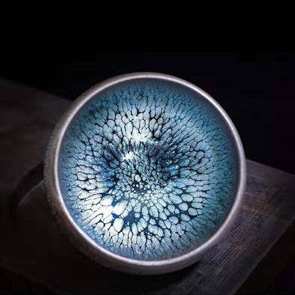 Handmade Jianzhan Tea Cup Chinese Ceramic Tenmoku