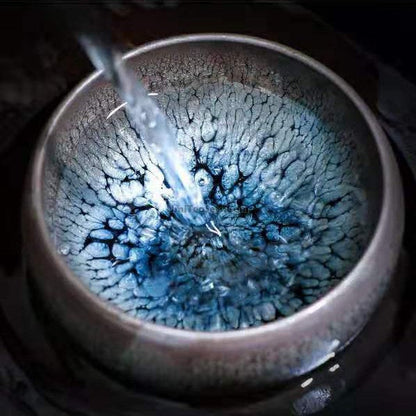 Handmade Jianzhan Tea Cup Chinese Ceramic Tenmoku