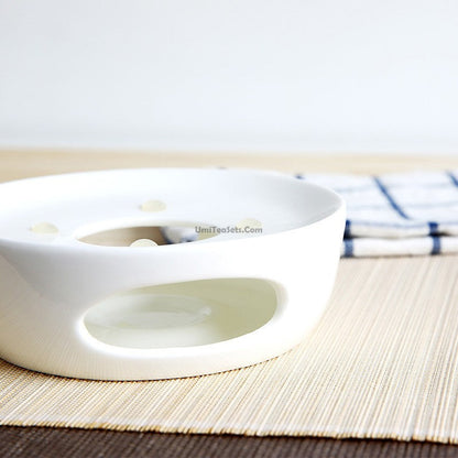 Porcelain Candle Teapot Warmer | Tea Warmer Stand for Teapot & Mug