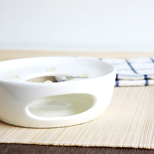 Porcelain Candle Teapot Warmer | Tea Warmer Stand for Teapot & Mug