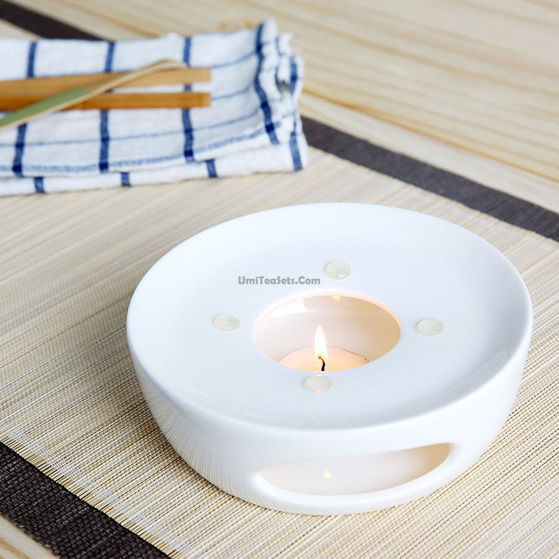 Porcelain Candle Teapot Warmer | Tea Warmer Stand for Teapot & Mug