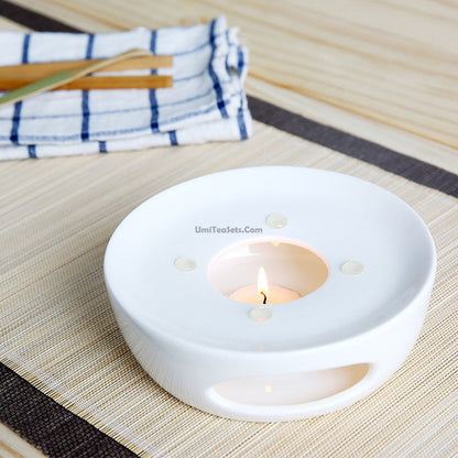 Porcelain Candle Teapot Warmer | Tea Warmer Stand for Teapot & Mug