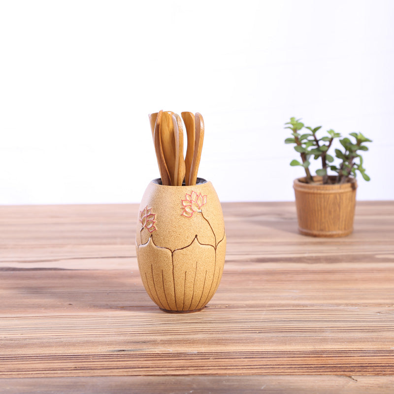 Gongfu Tea Tool Set — Egg Lotus Six Gentlemen