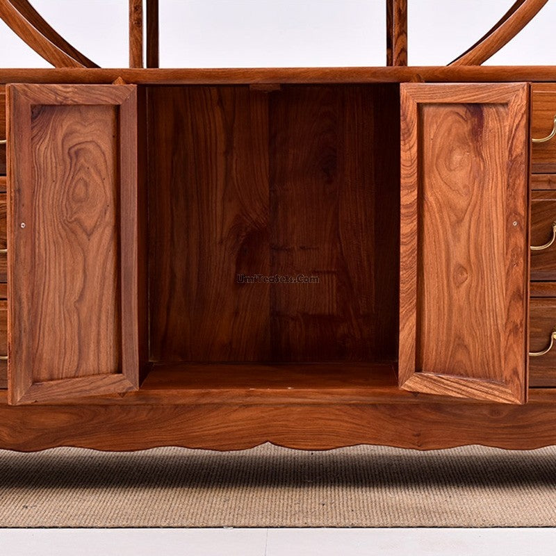 Curio Display Cabinet Shelf – Pterocarpus Wood