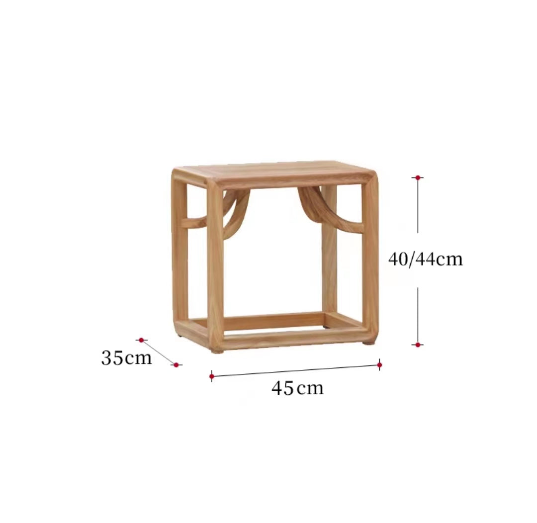 Elm Wood Display Cabinet Tea Cabinet – 300cm Curio Shelf