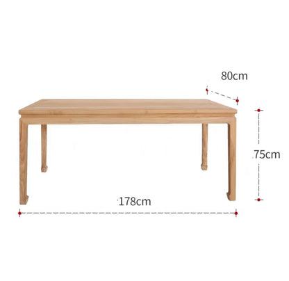Elm Wood Display Cabinet Tea Cabinet – 300cm Curio Shelf