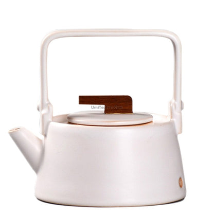 Japanese Teapot Coarse Pottery 800ml Induction Safe Clay Pot