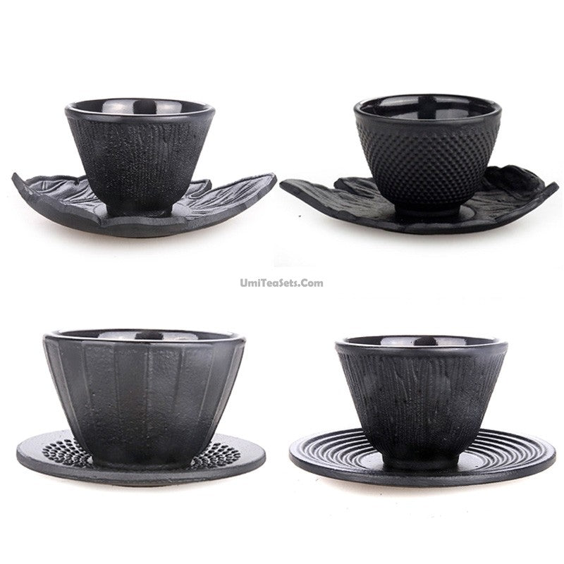 Cast Iron Tea Cup Japanese Samurai Hobnail 50ml Iron Cup