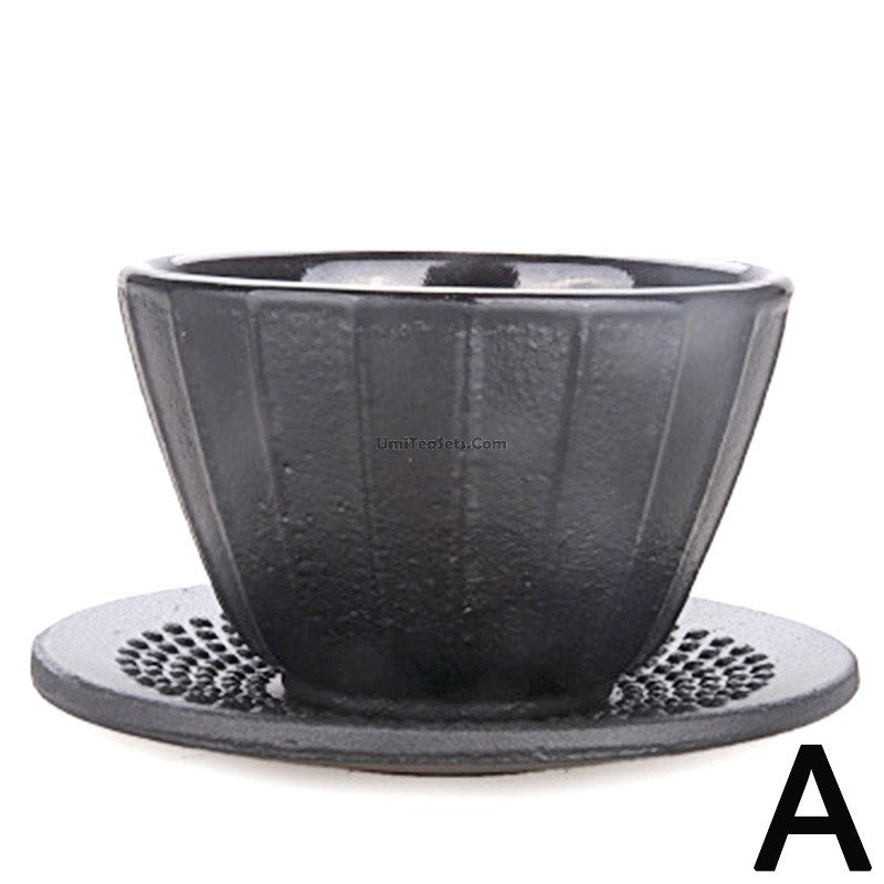 Cast Iron Tea Cup Japanese Samurai Hobnail 50ml Iron Cup