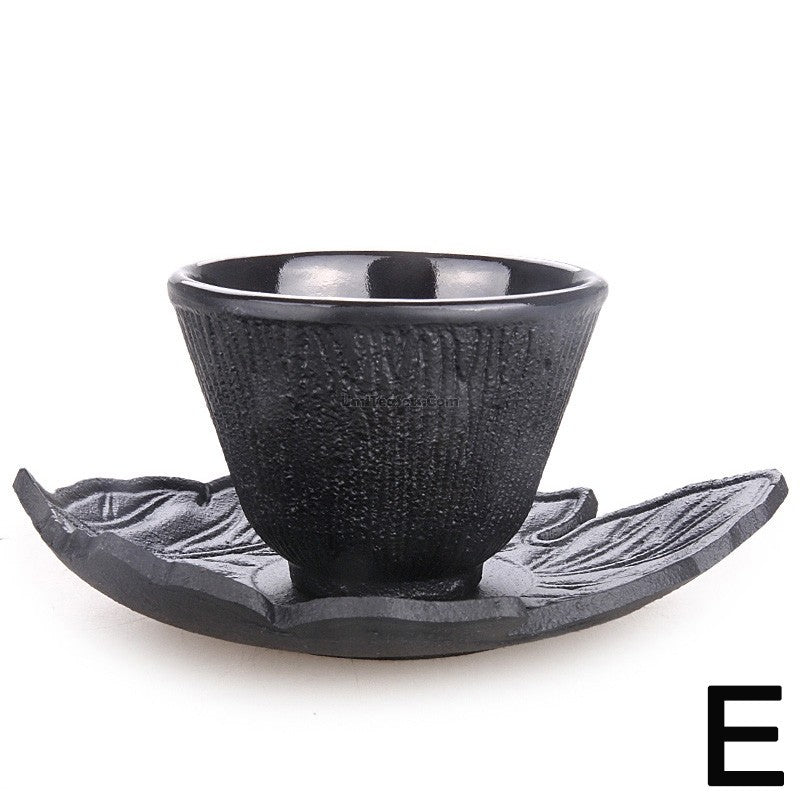 Cast Iron Tea Cup Japanese Samurai Hobnail 50ml Iron Cup