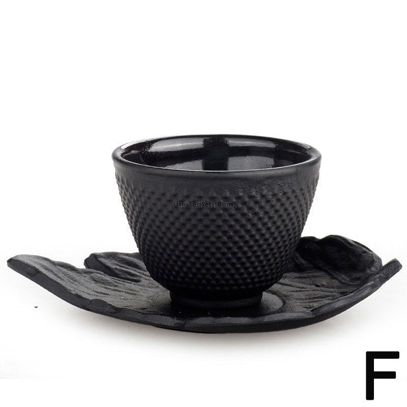 Cast Iron Tea Cup Japanese Samurai Hobnail 50ml Iron Cup