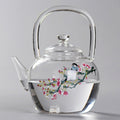 Glass Teapot Borosilicate – Magpie Peach Blossom 900ml