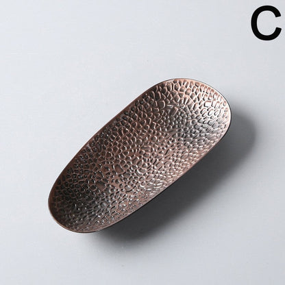Bronze Cha He Tea Holder Handmade Tea Presenter