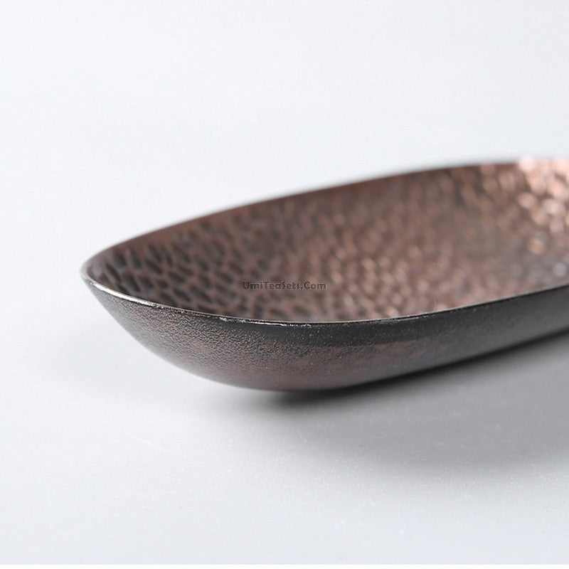 Bronze Cha He Tea Holder Handmade Tea Presenter