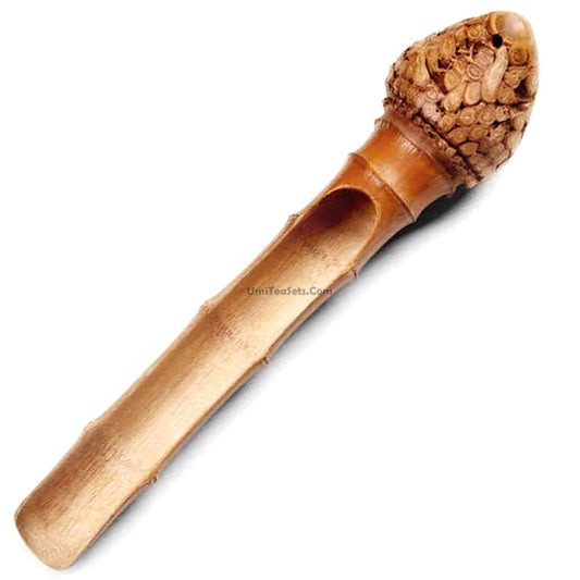 Bamboo Root Cha He Tea Holder Handmade Natural