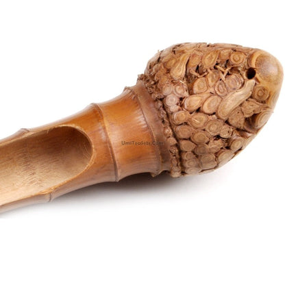 Bamboo Root Cha He Tea Holder Handmade Natural
