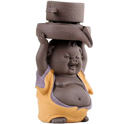 Tea Strainer Purple Clay Pig Zisha Loose Leaf Filter
