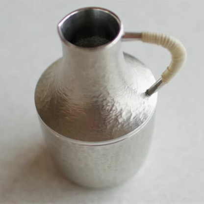 Sake Set – Osaka Suzuki Handcrafted Tin Flagon & 2 Cups