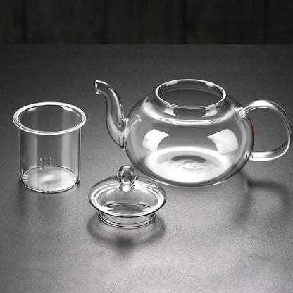Borosilicate Glass Teapot with Infuser | 3 Sizes
