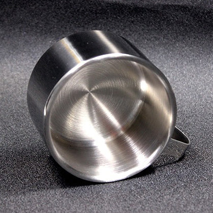 Stainless Steel Tea Coffee Cup Double Wall With Saucer Spoon