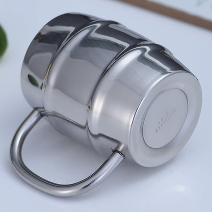 Double Wall Stainless Steel Cup 300ml 430ml Tea Coffee Beer